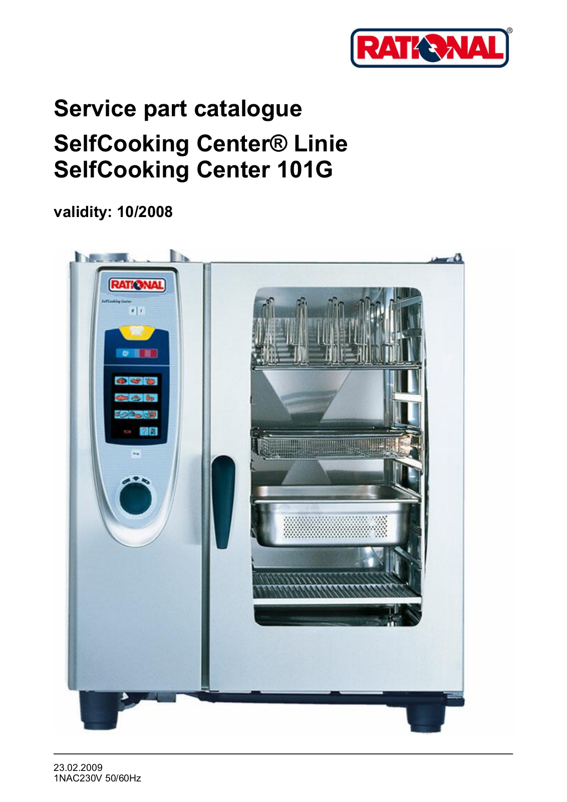 Rational Oven SCC101G Parts List