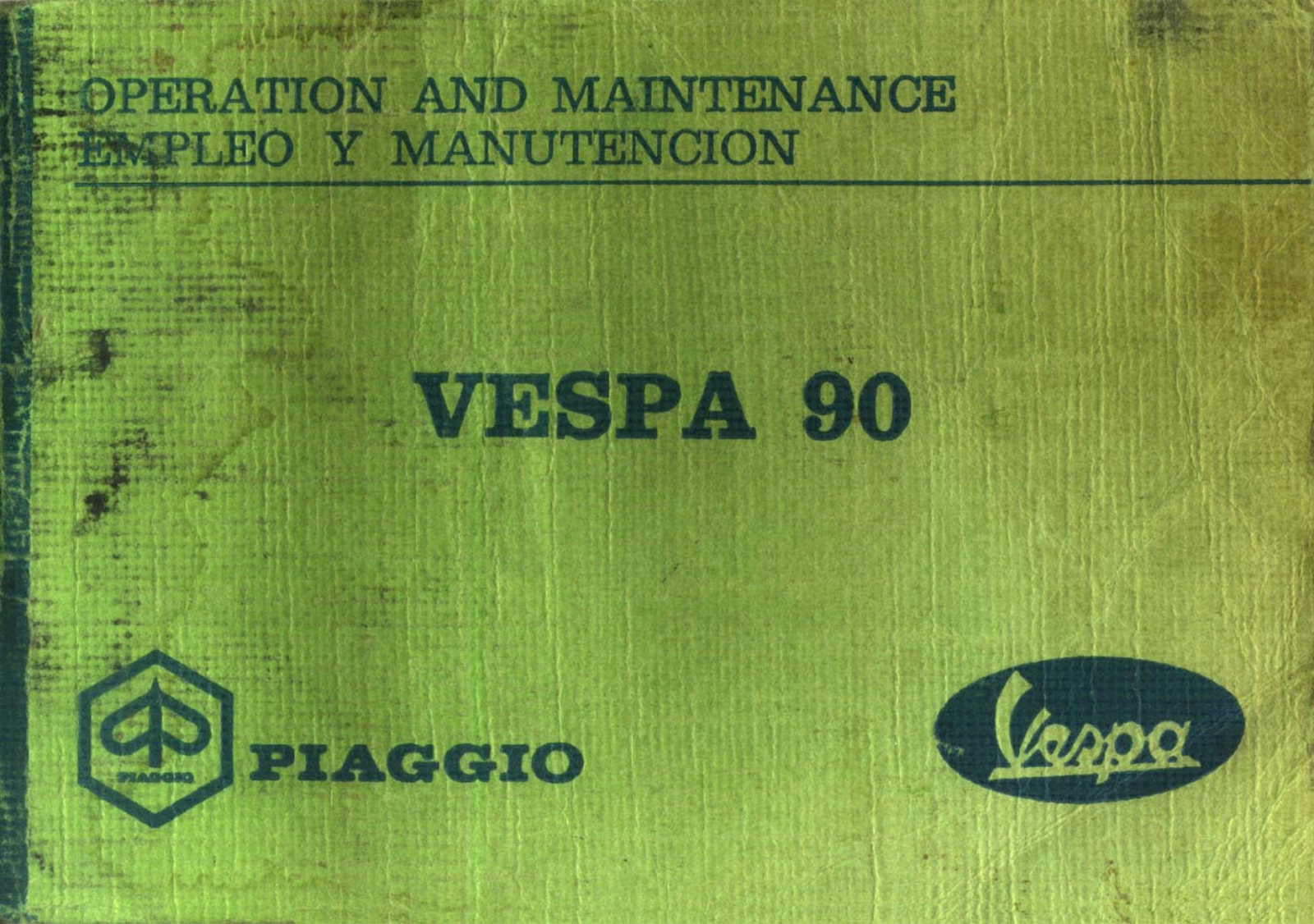 Piaggio-Vespa 90 User Manual