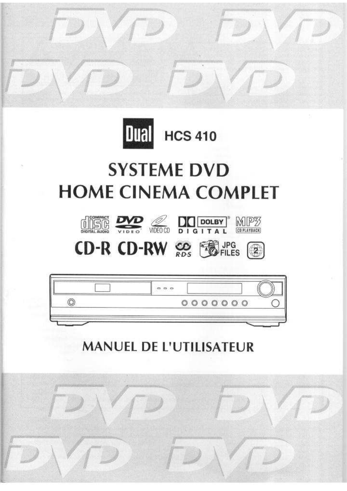 DUAL HCS 410 User Manual