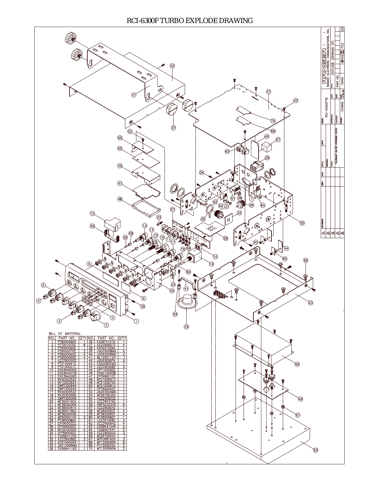 Ranger RCI6300 F150 User Manual