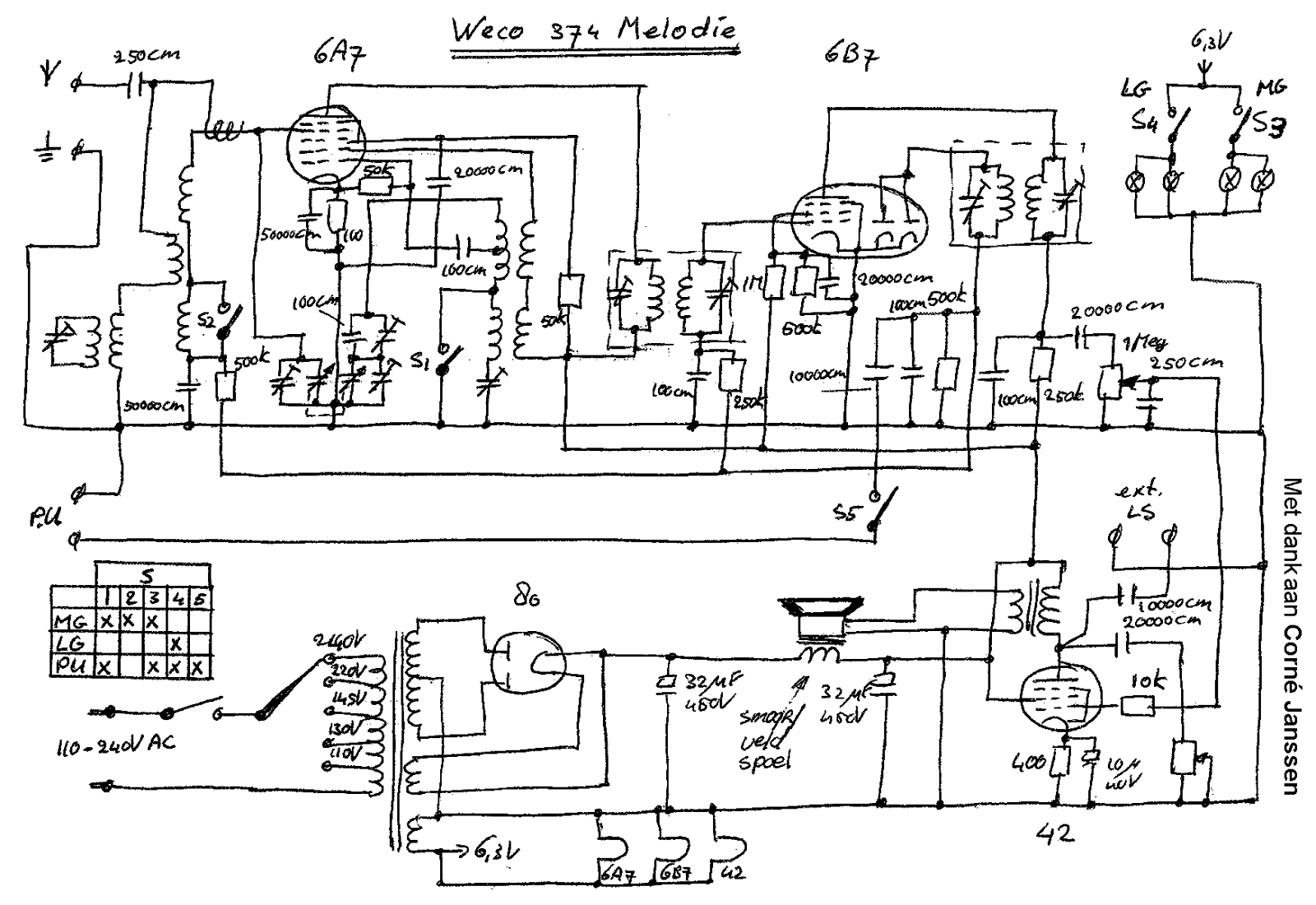 Weco 374 schematic