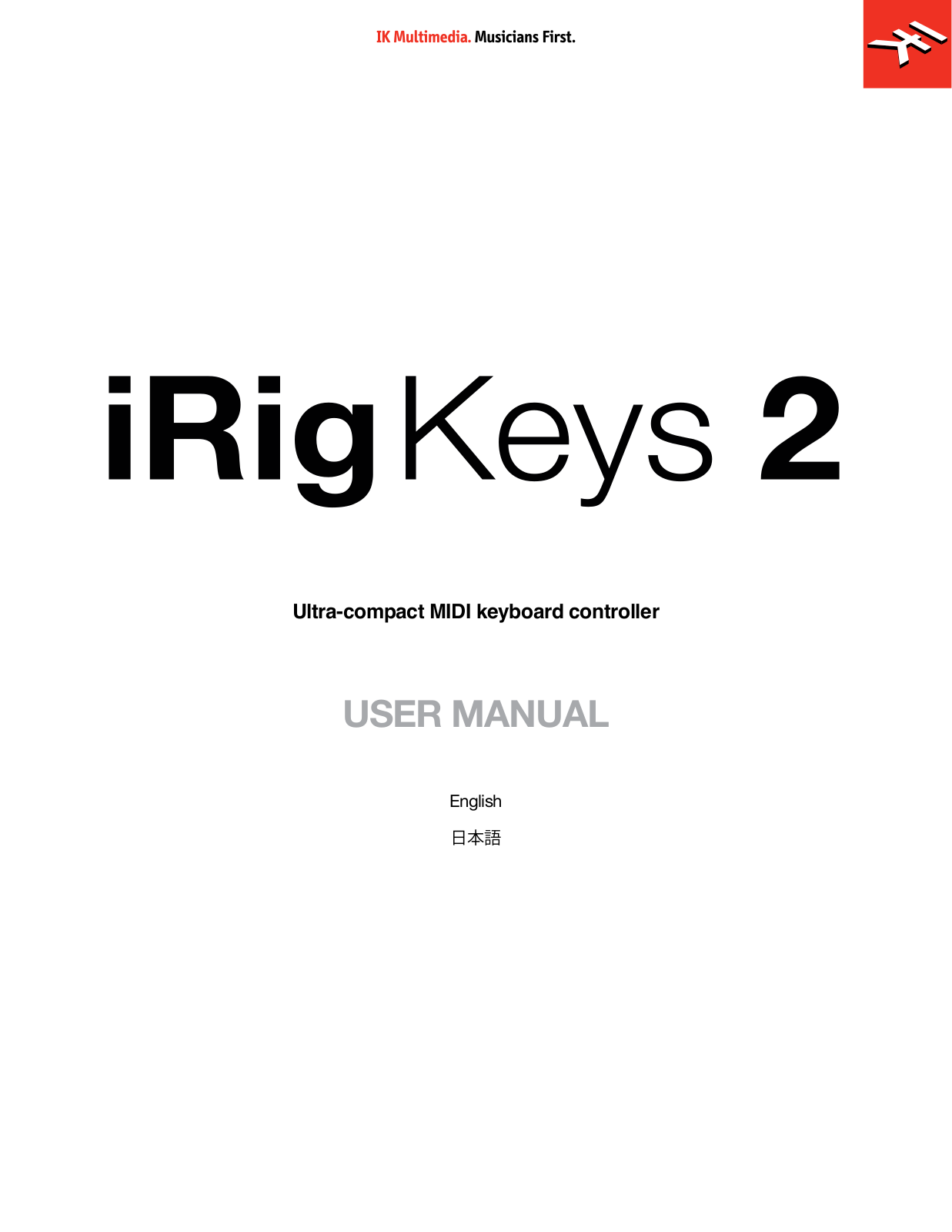 IK Multimedia IPIRIGKEYS2I User guide - ManualMachine.com