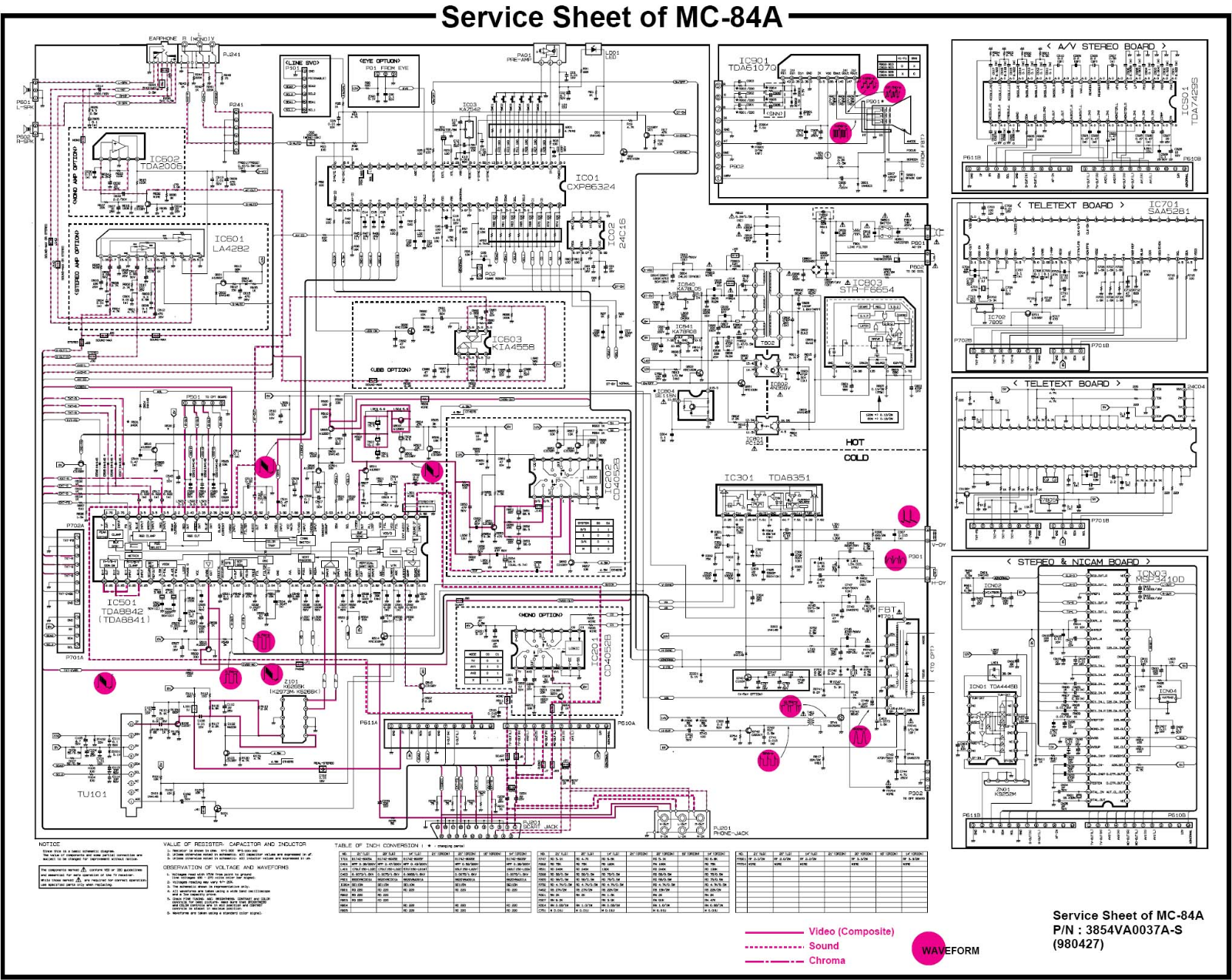 Goldstar mc84a Schematic