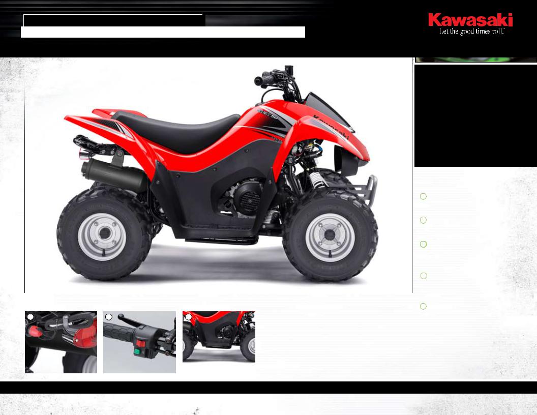 Kawasaki KFX 50 Manual
