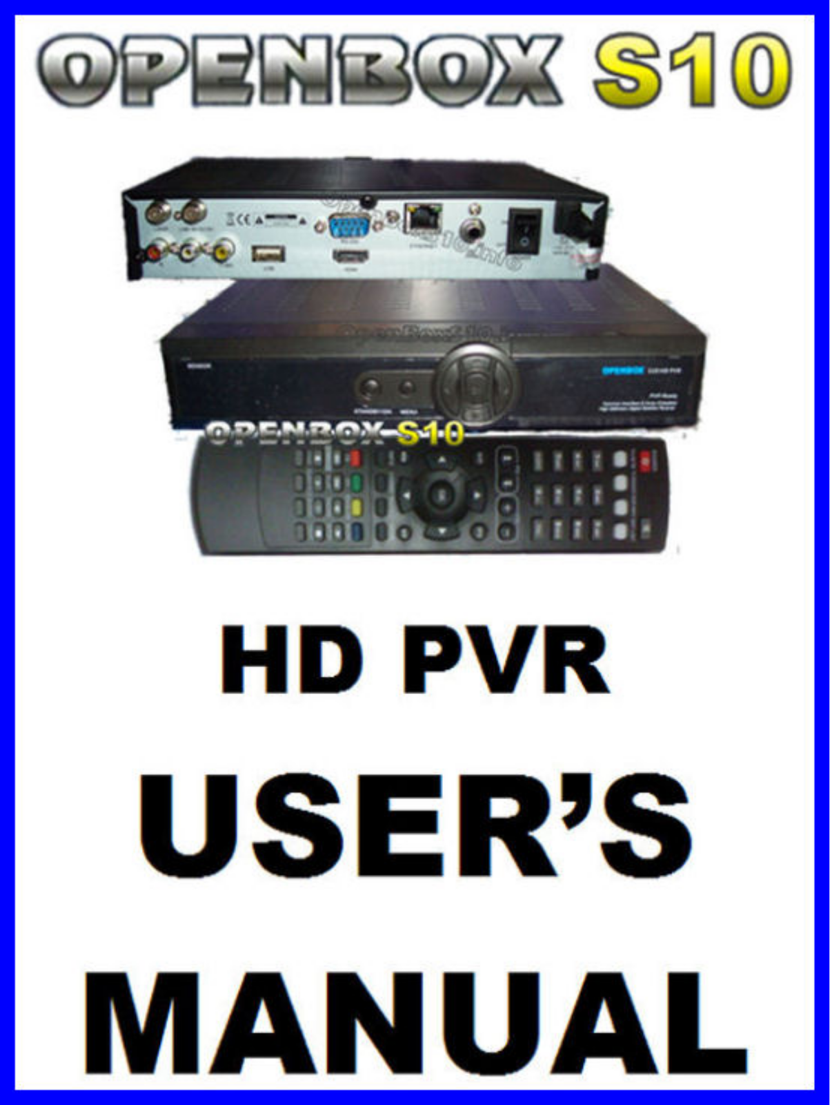 Openbox S10 User Manual - ManualMachine.com