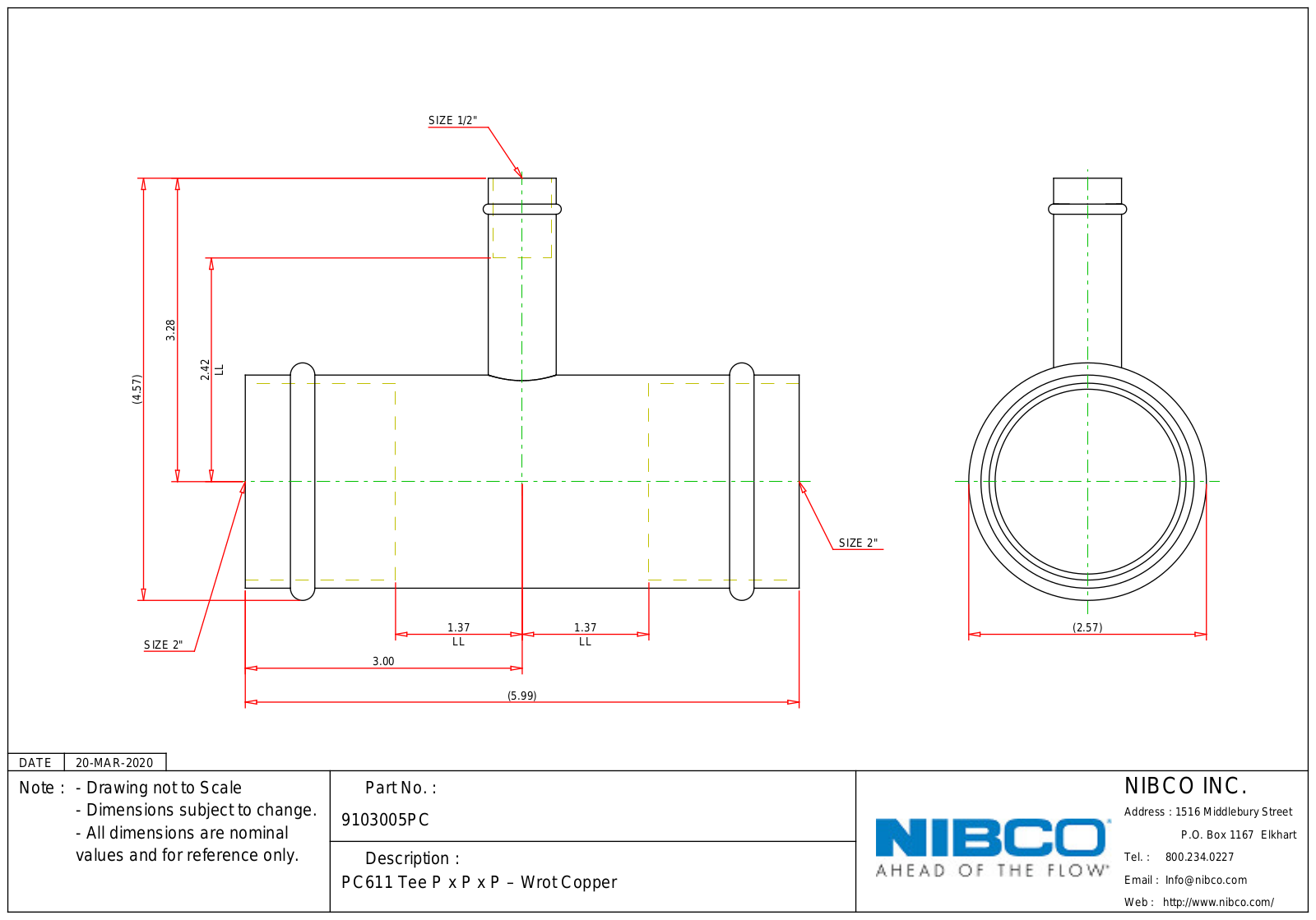 NIBCO PC611 Schematic - ManualMachine.com