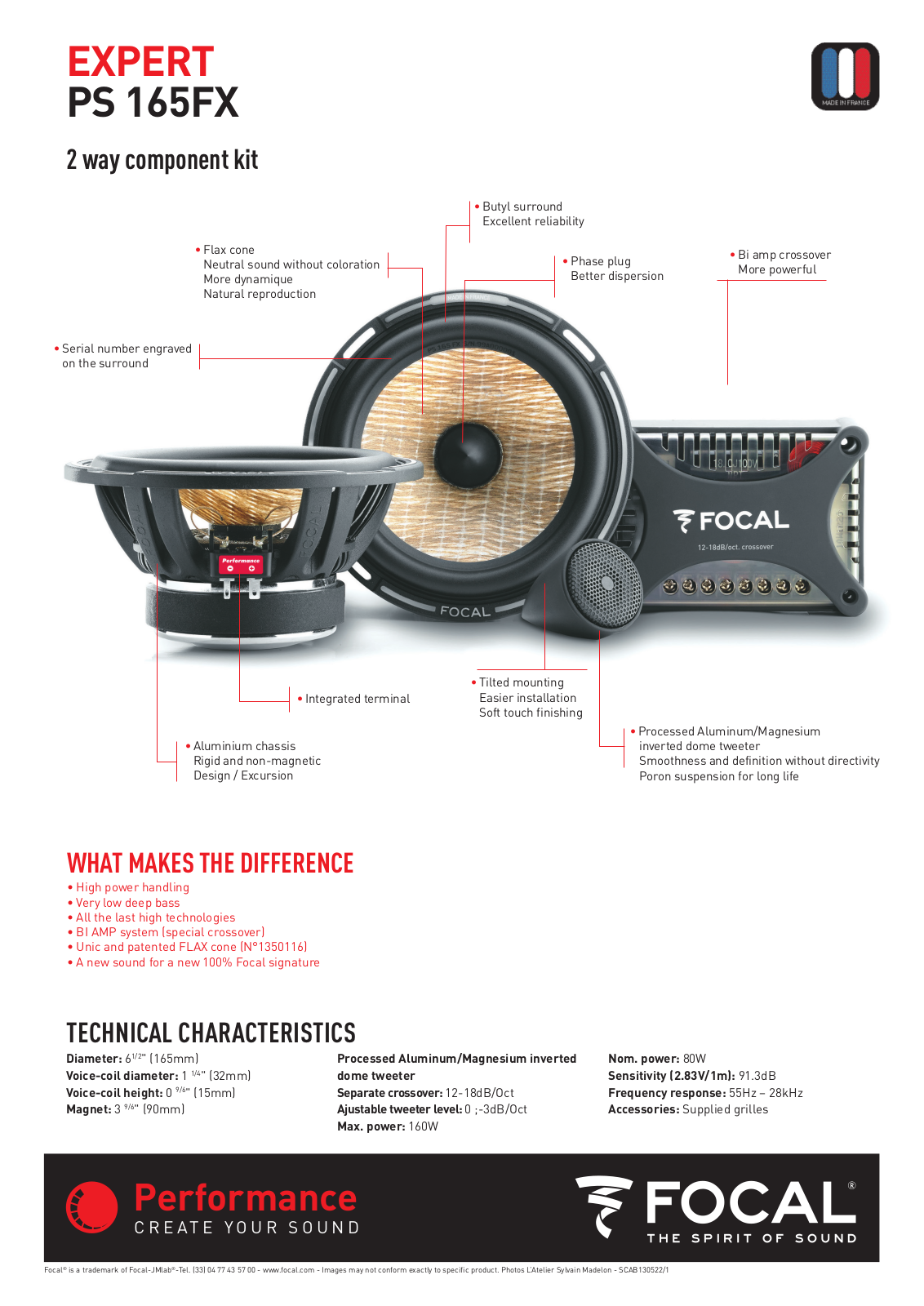 Focal EXPERT PS 165FX User Manual