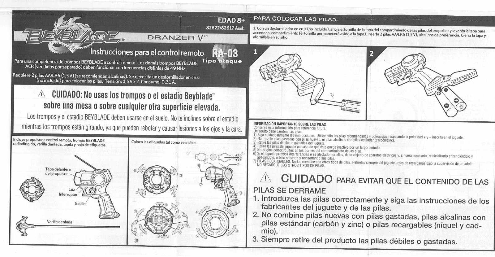 HASBRO Beyblade Dranzer V RC User Manual