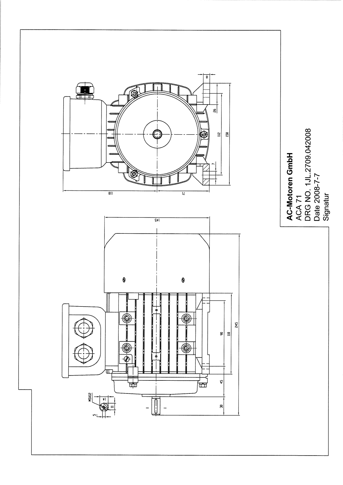 AC-Motoren GmbH ACA 71 Schematic