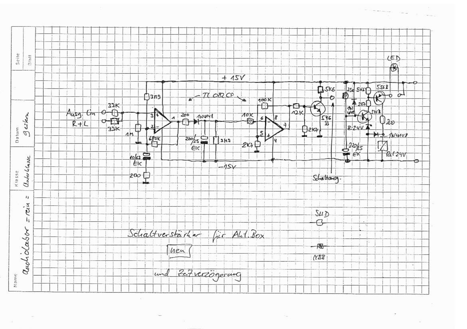 Audiolabor Rein Schematic