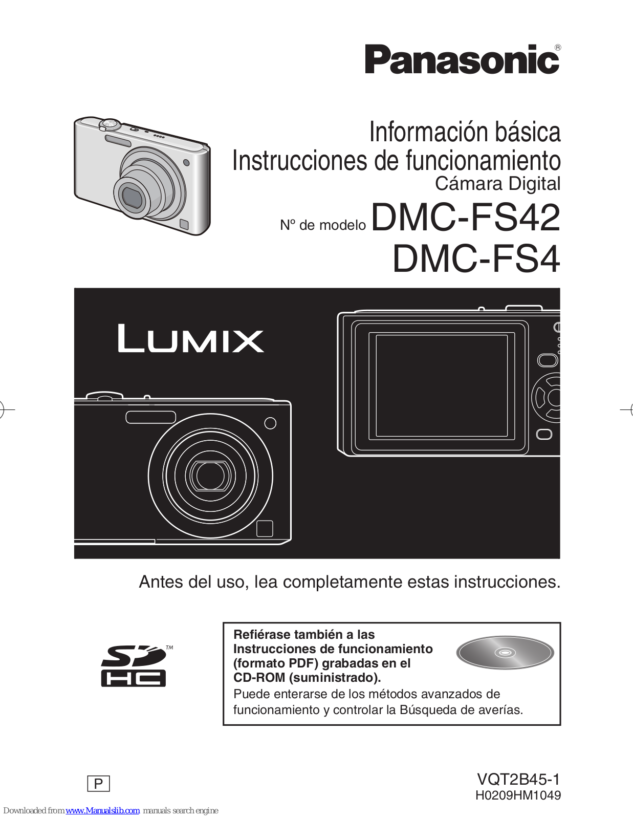 Panasonic DMC FS4 - Lumix Digital Camera, DMCFS44 - DIGITAL STILL CAMERA, DMCFS4S - Digital Camera 8MP 2.5