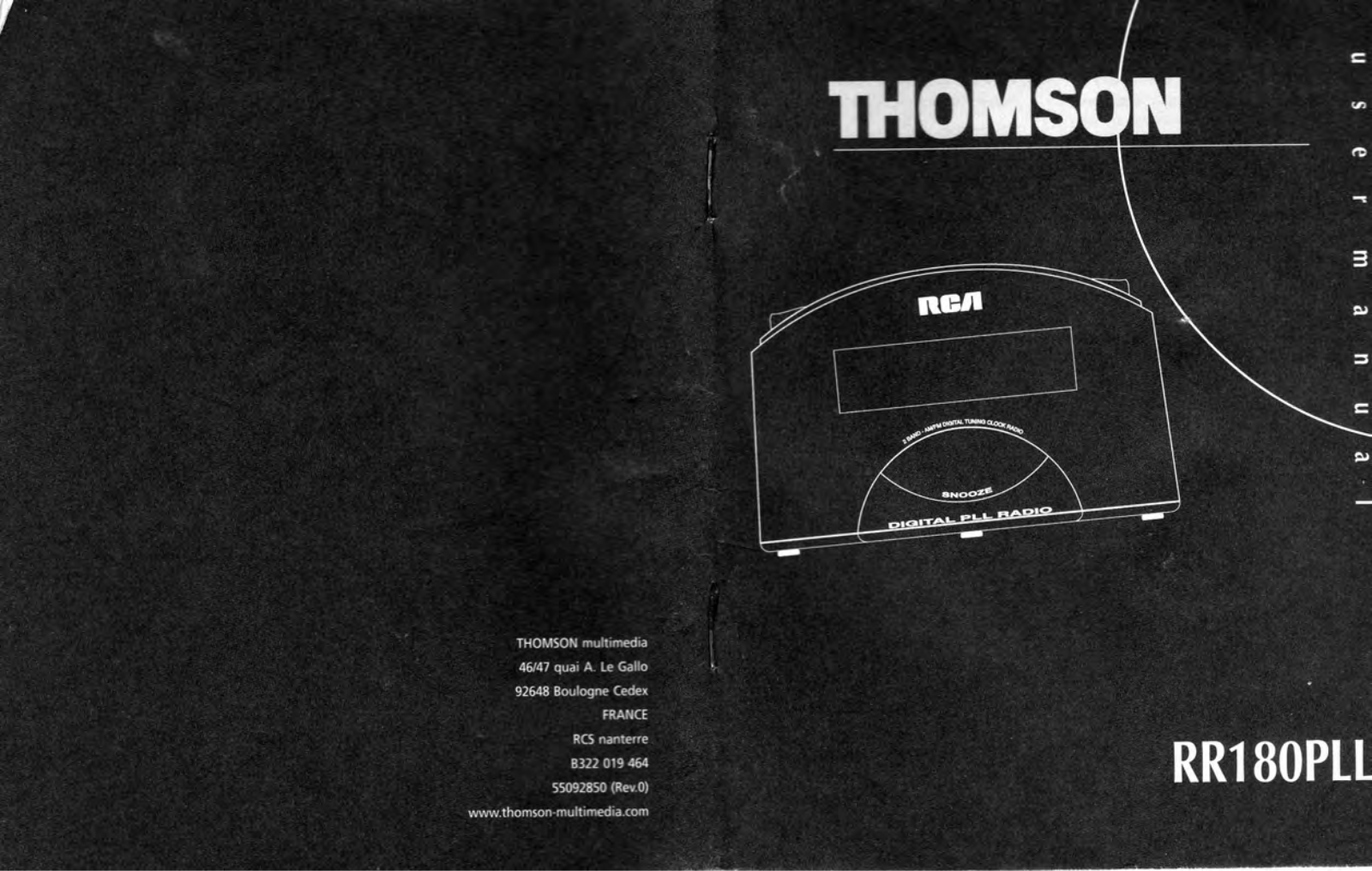 THOMSON RR180PLL User Manual