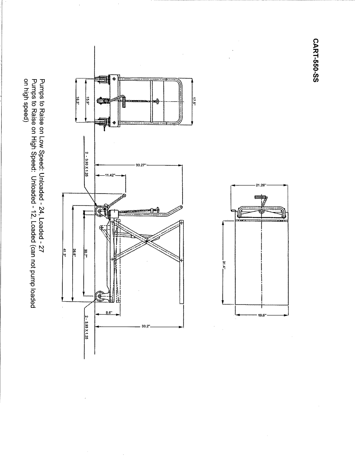 Vestil UCTW1621 Specifications - ManualMachine.com