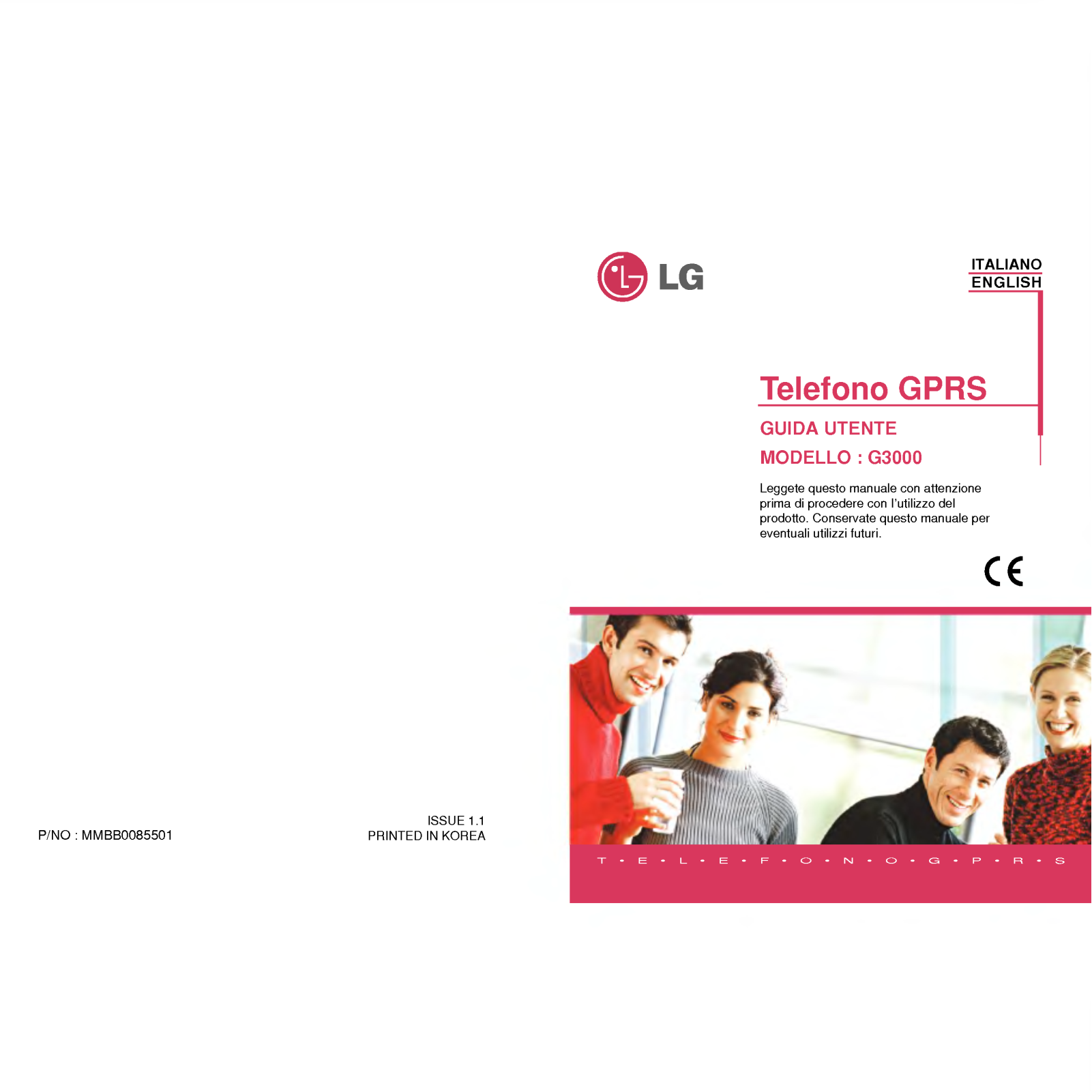 Lg G3000 User Manual