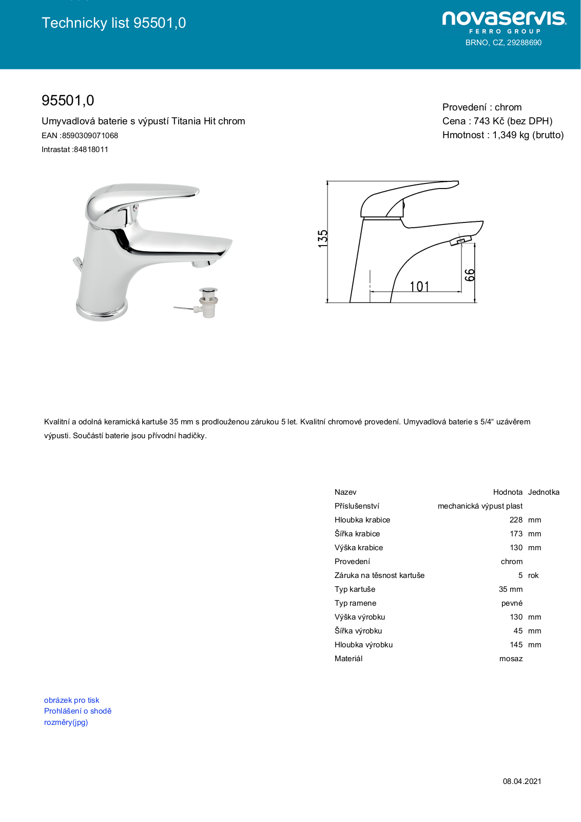 Novaservis 95501.0 User guide - ManualMachine.com