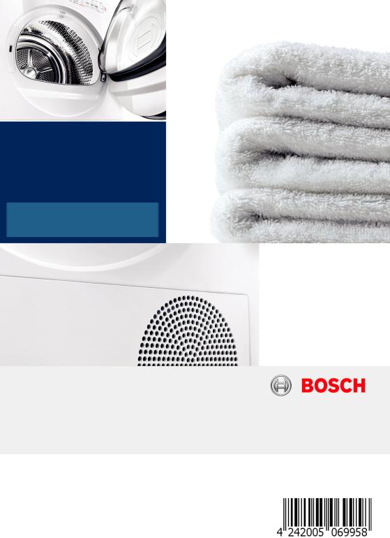 Bosch WTW85590BY User Manual