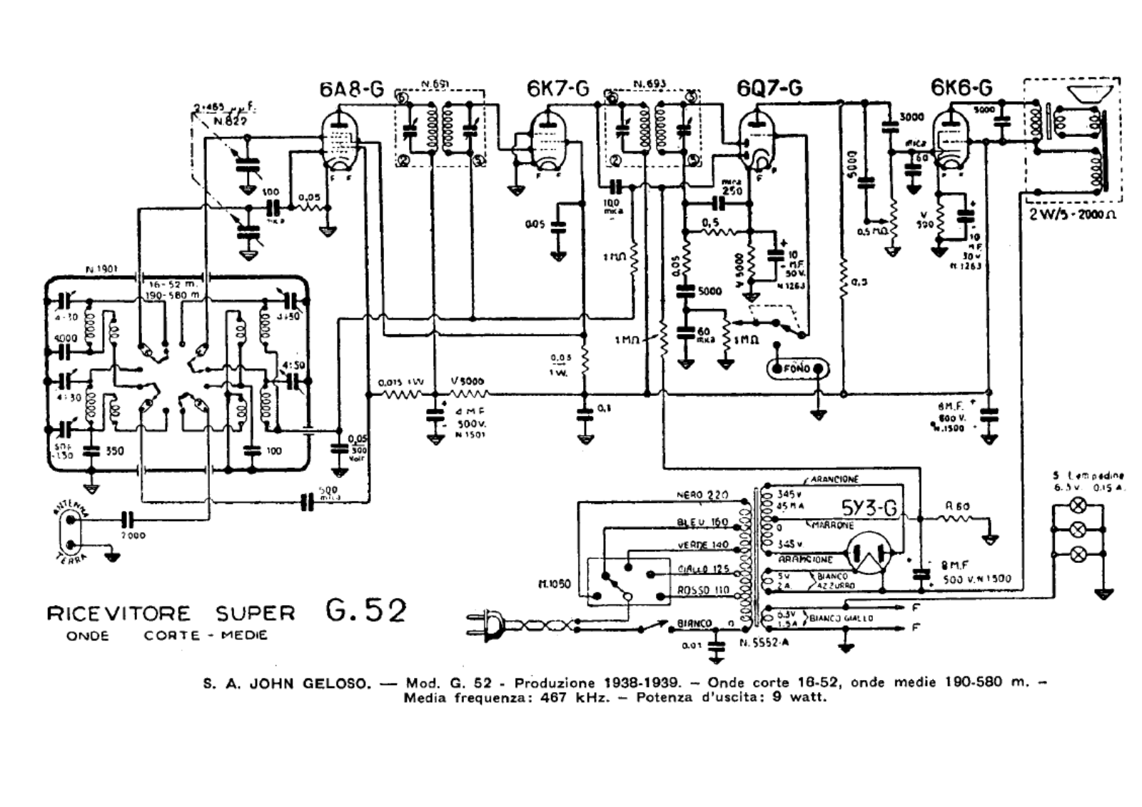 Geloso g52 schematic