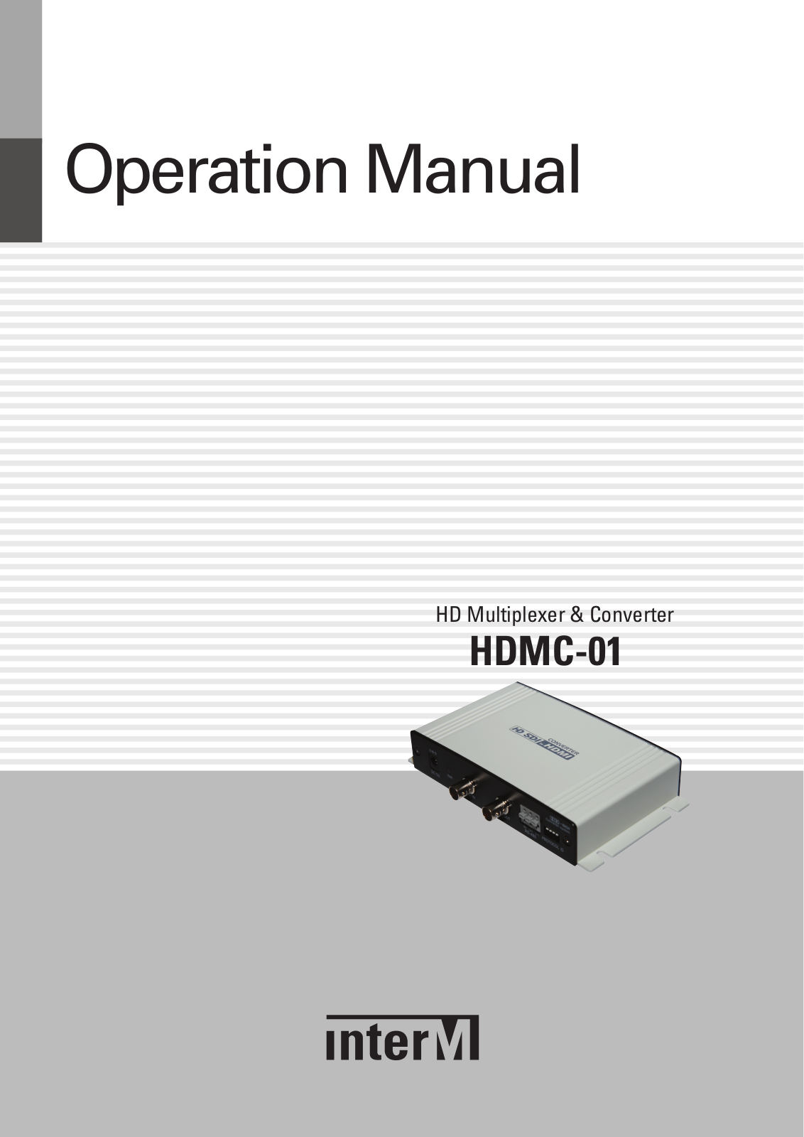 Inter-M HDMC-01 User Manual