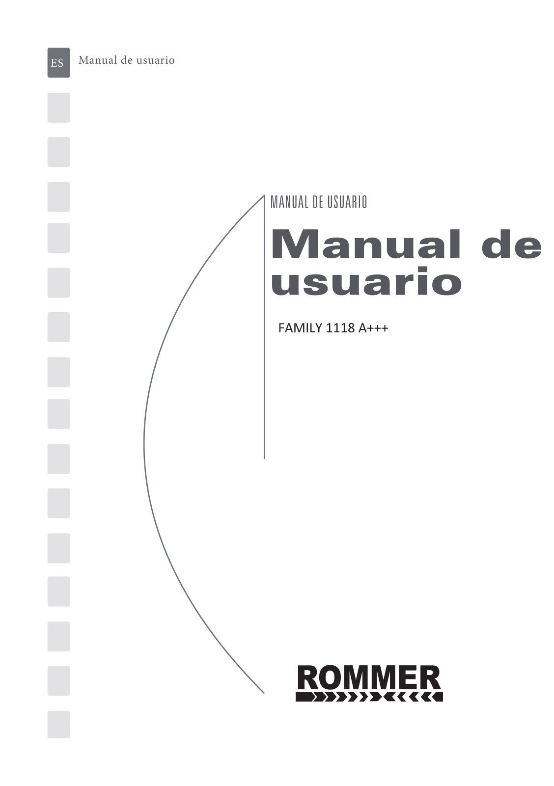 Rommer 1118 User Manual