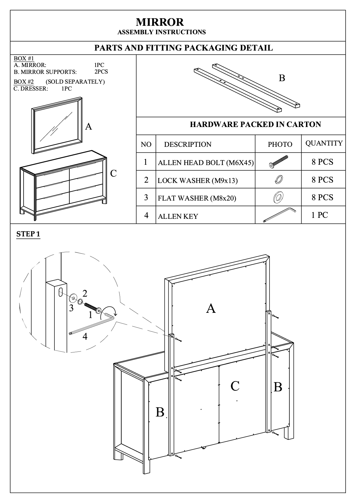 Joss & Main W003051650 Installation & Assembly - ManualMachine.com