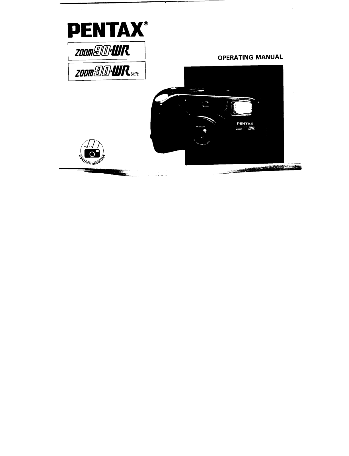 Pentax ZOOM90-WRDATE User Manual