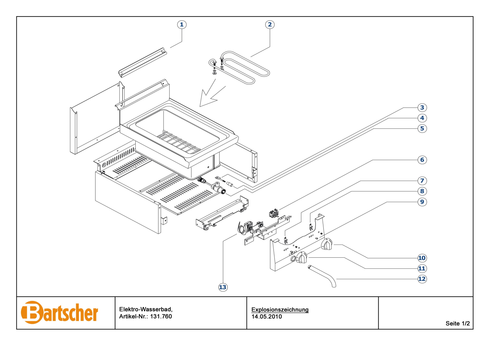 Bartscher 131.760 SCHEMA