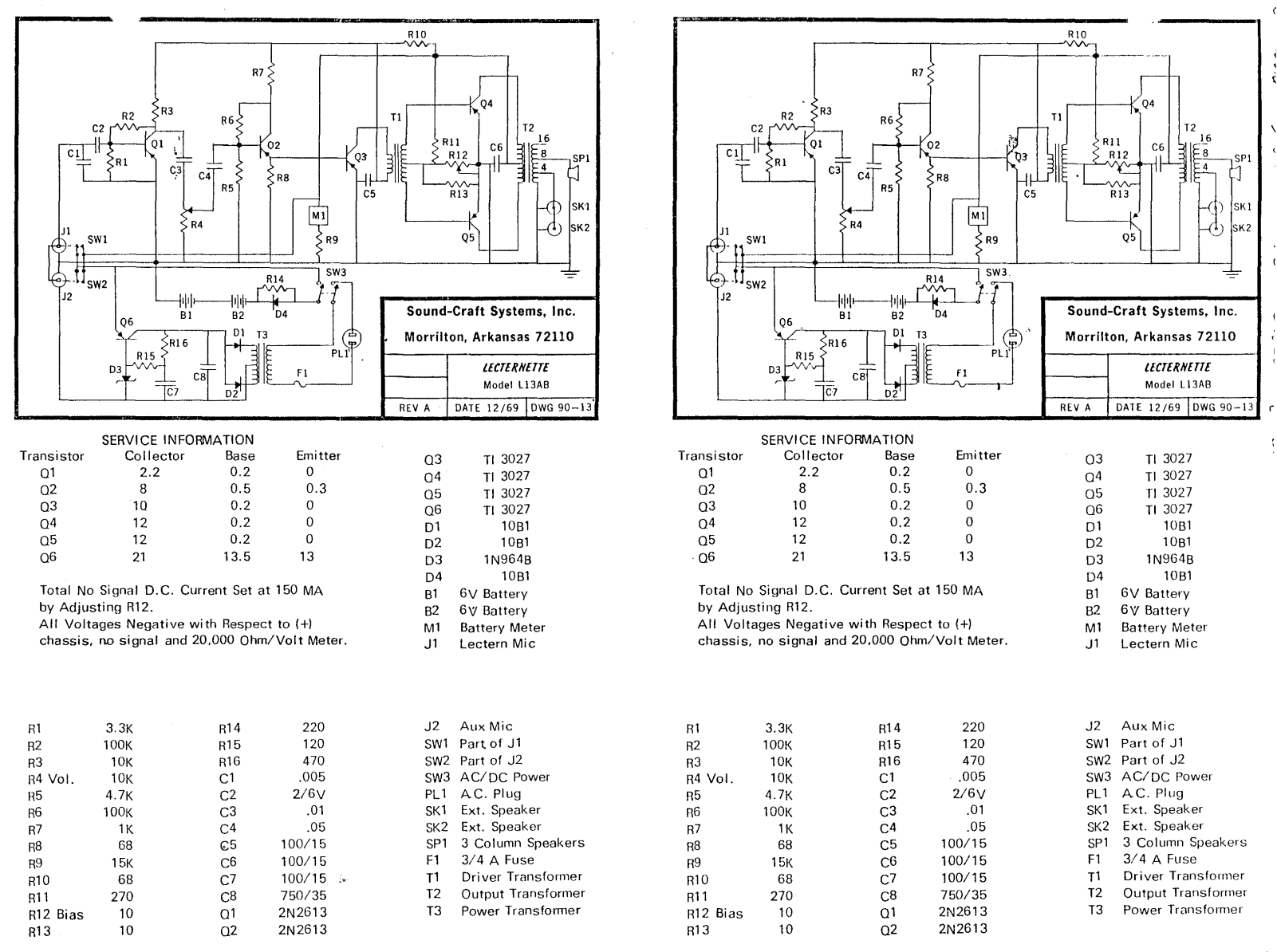 Soundcraft L13AB Schematic - ManualMachine.com