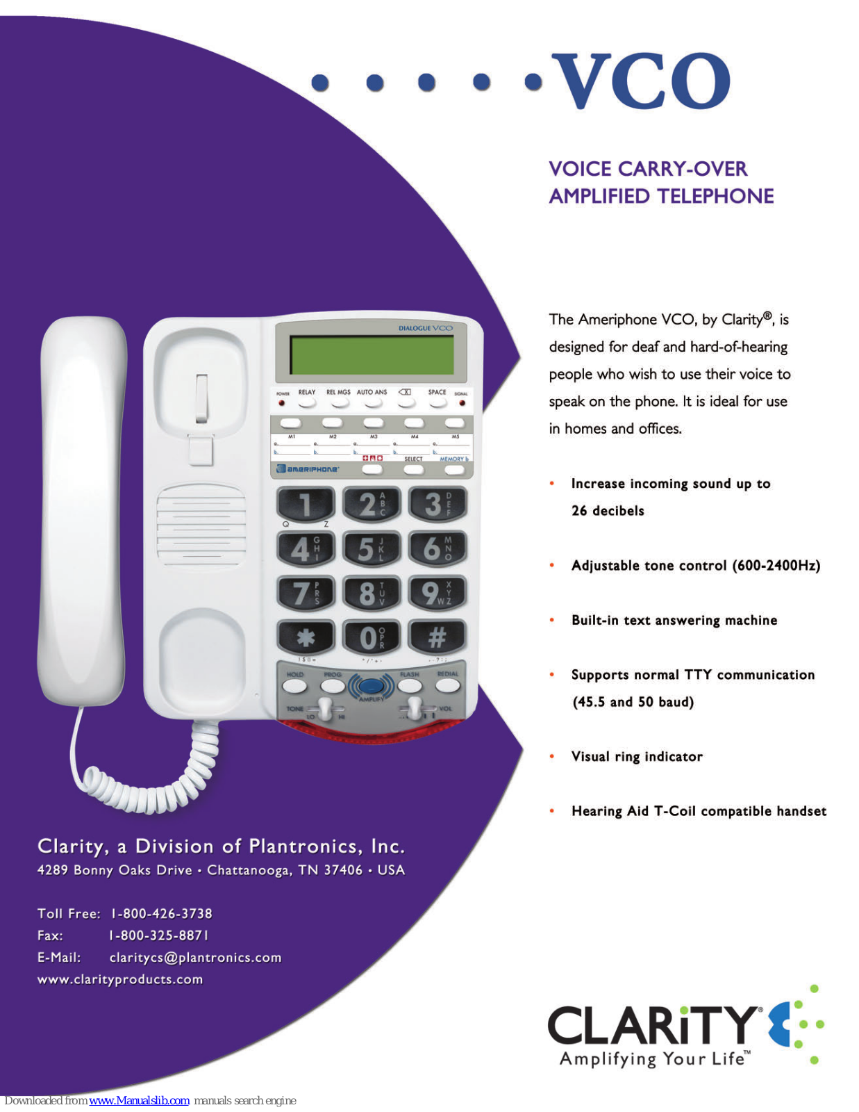 Clarity VCO Specification