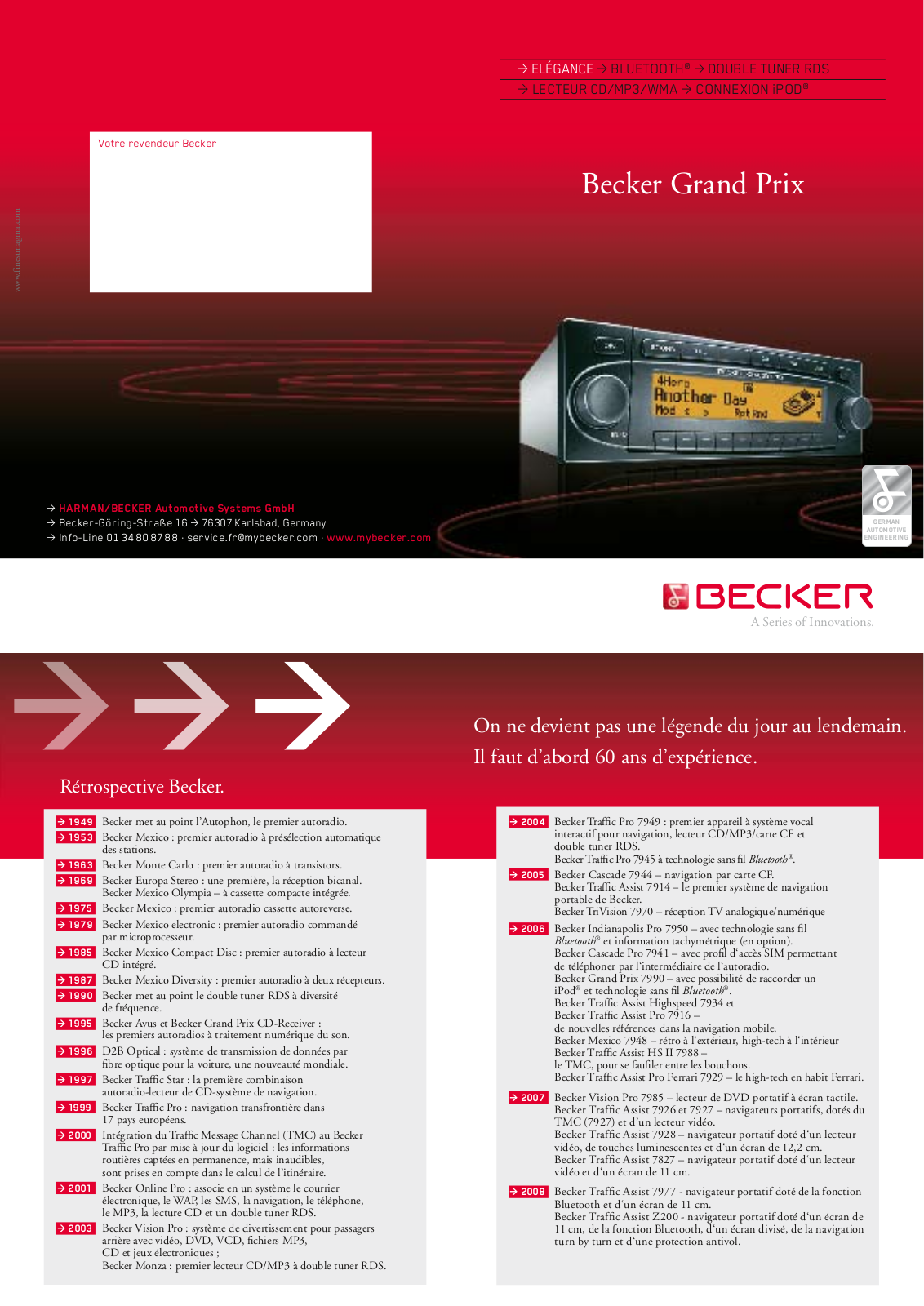 Becker 7990 BROCHURE