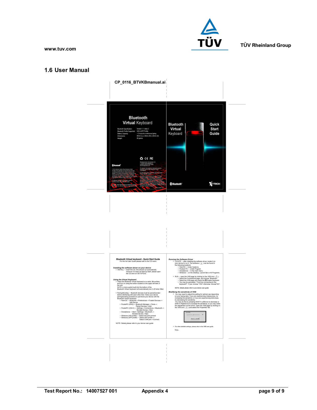 i Tech Dynamic C51 A04031 XX User Manual