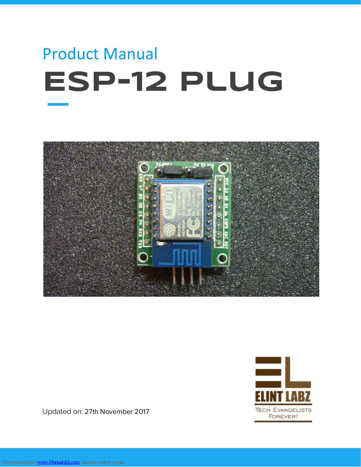 ELINT LABZ ESP-12 PLUG Product Manual