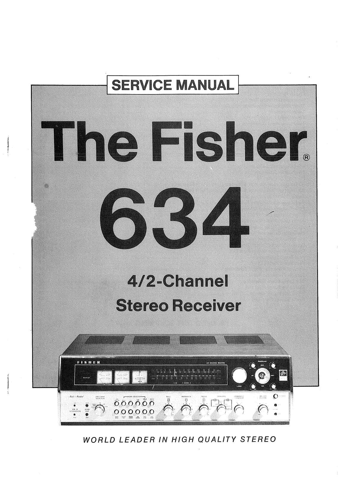 Fisher 634 Service manual