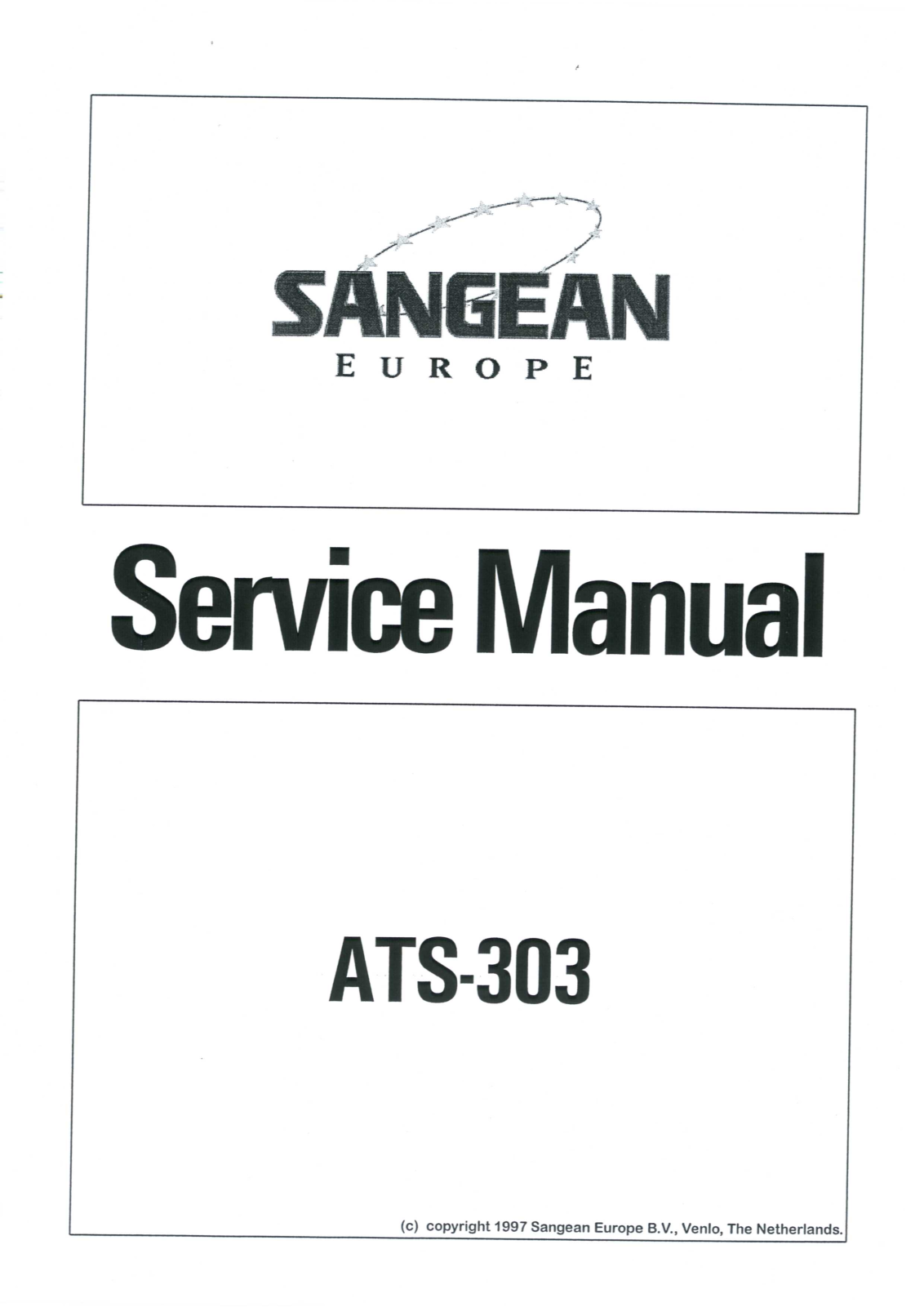 Sangean ats303 Service Manual