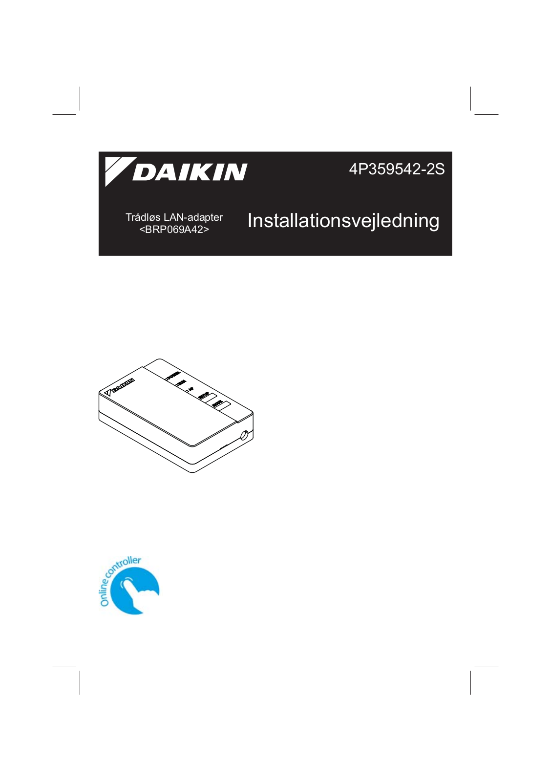 Daikin BRP069A42 Installation manuals