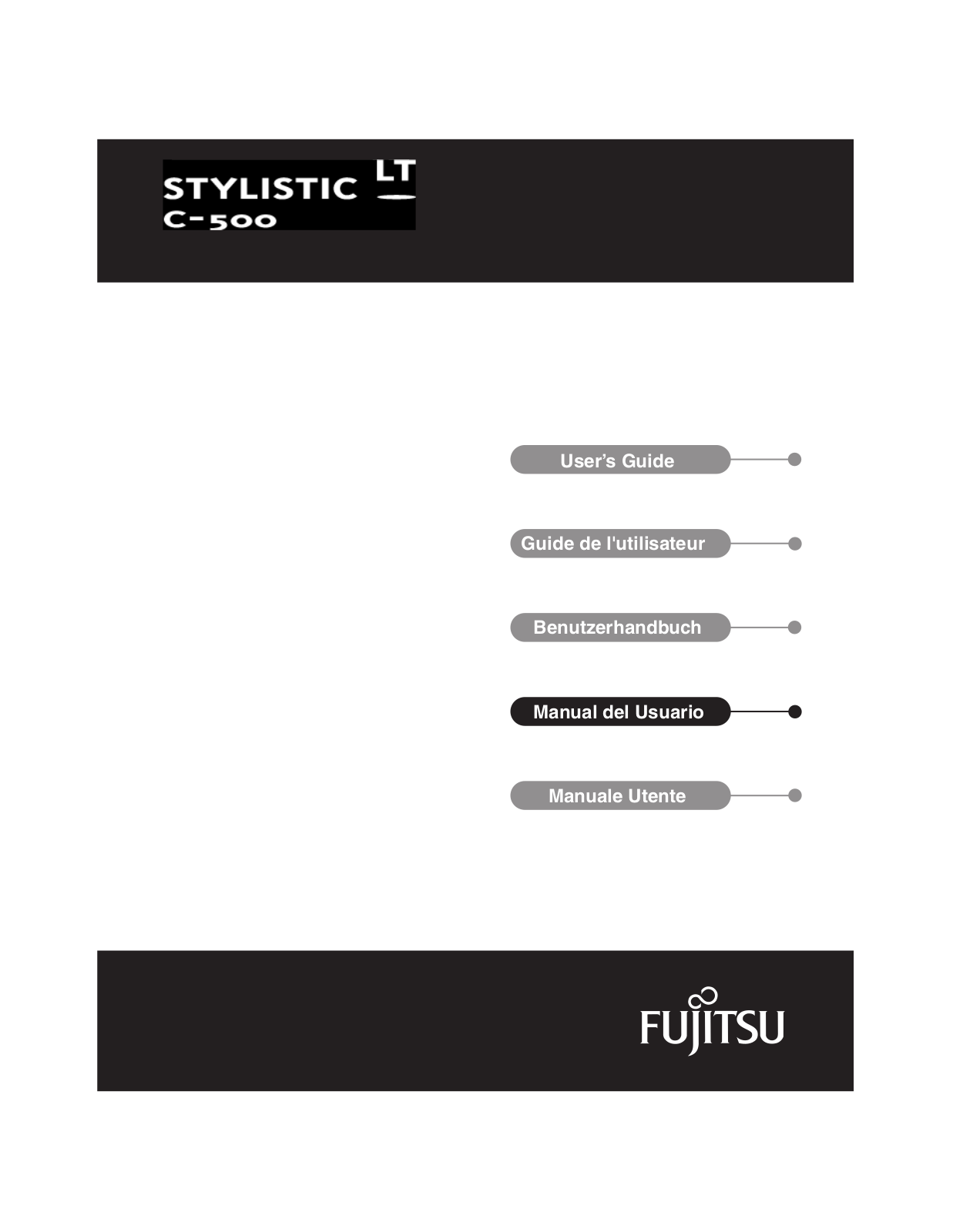 Fujitsu Stylistic LT C-500 User Guide