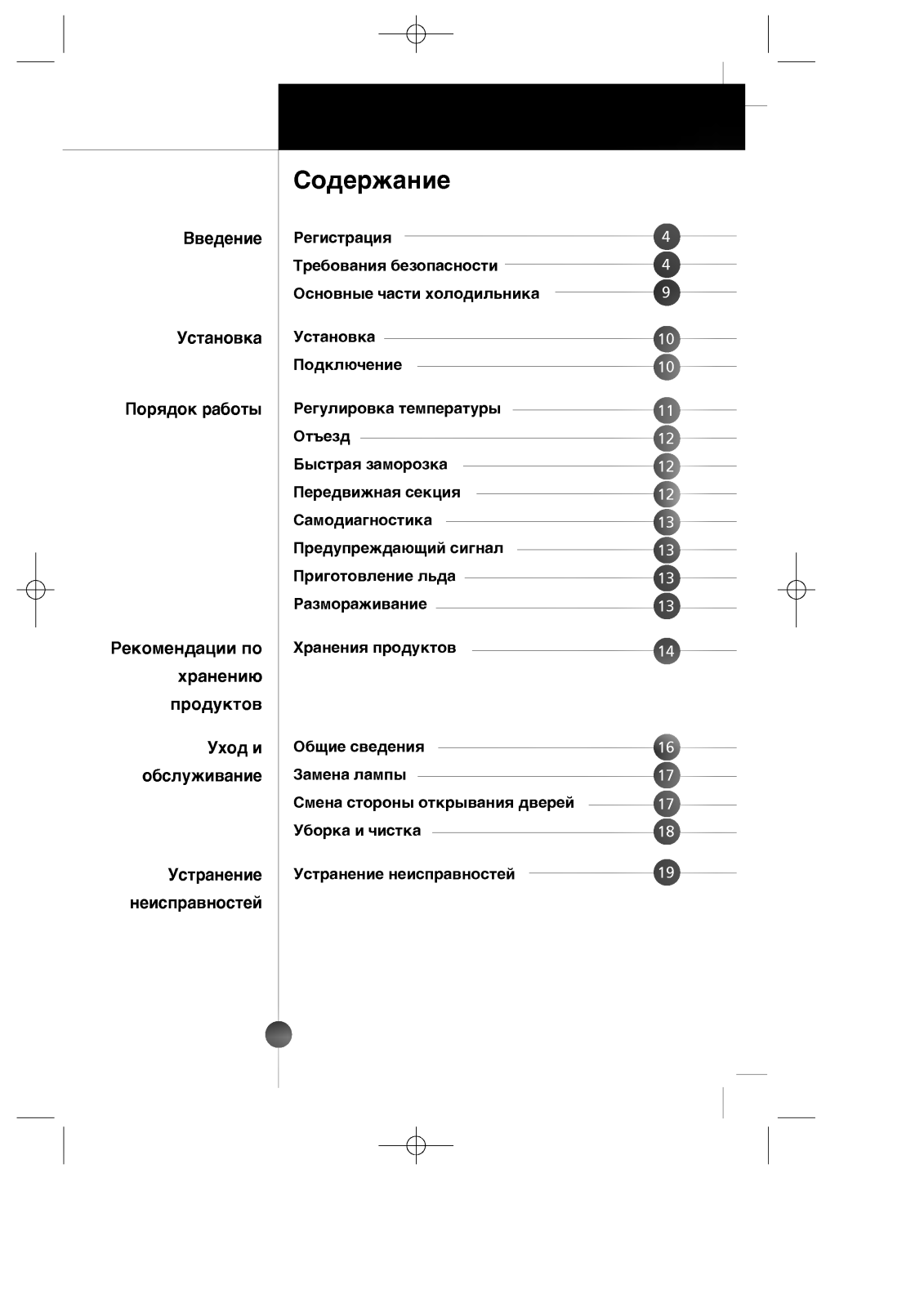 LG GR-459GVCA User Guide