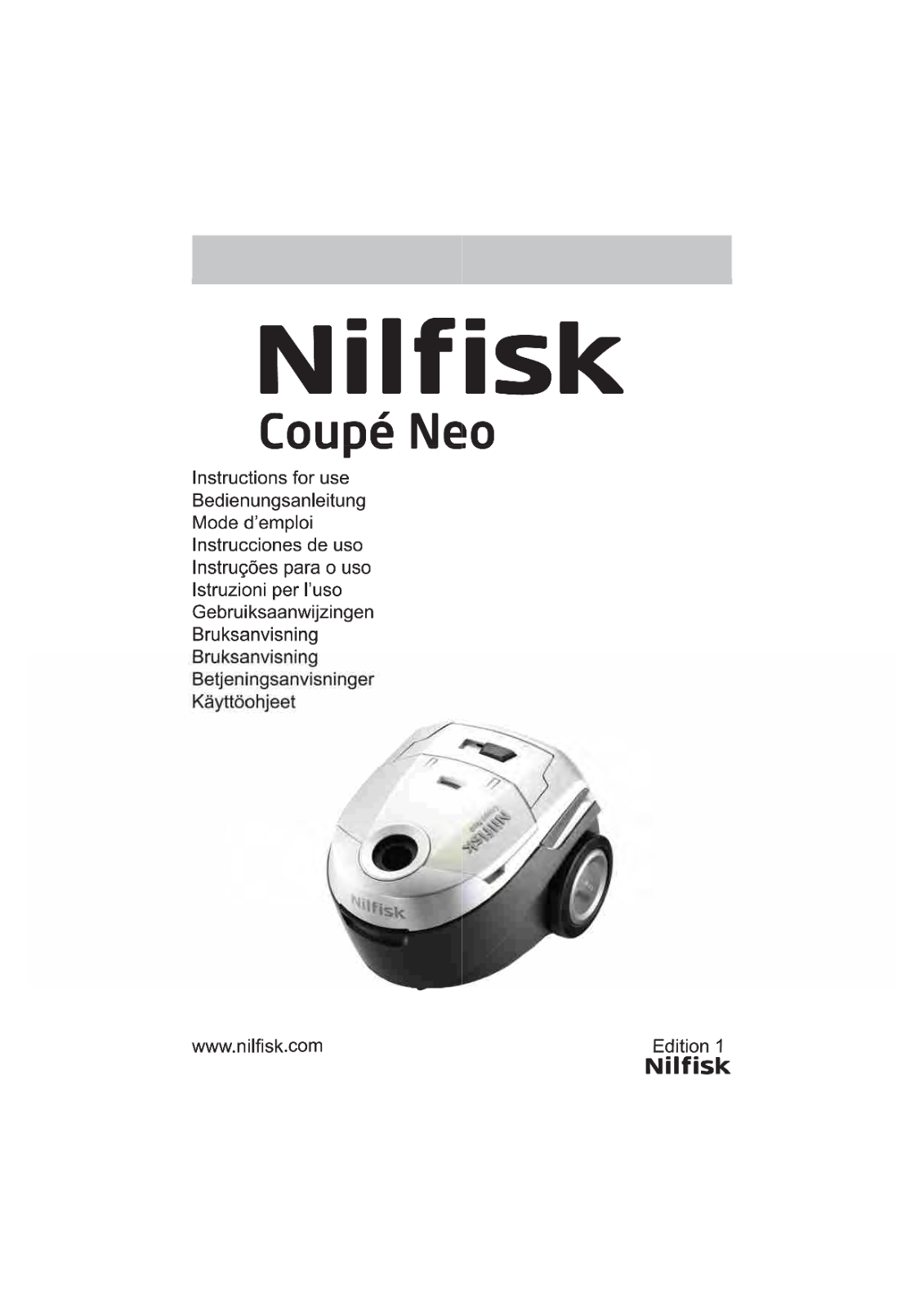 NILFISK COUPE User Manual