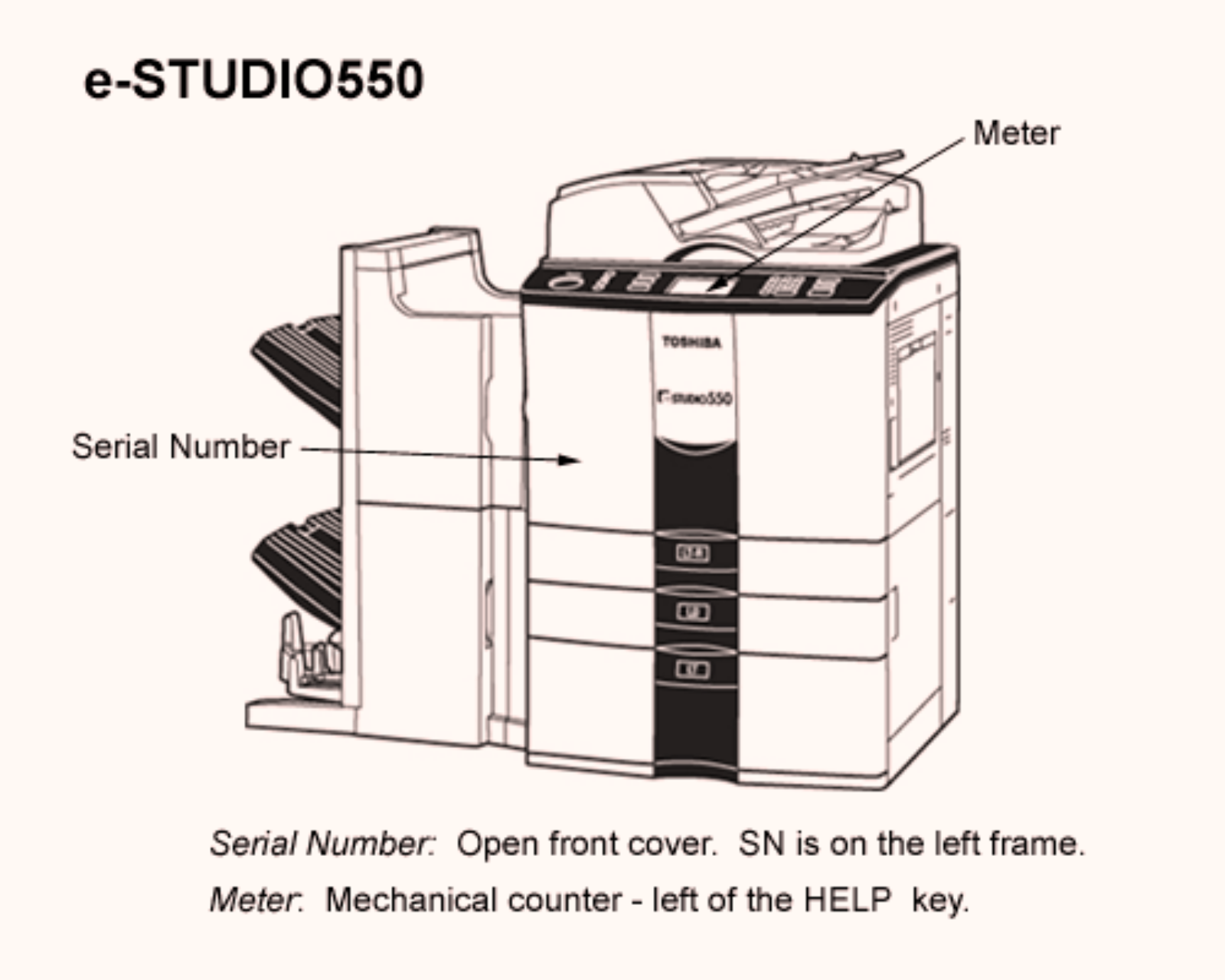 Toshiba 550 User Manual