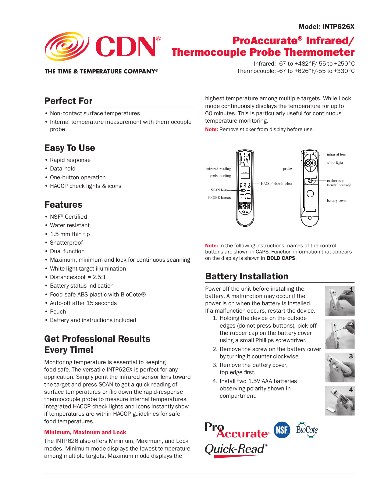 CDN NDC1016 Installation & Assembly - ManualMachine.com