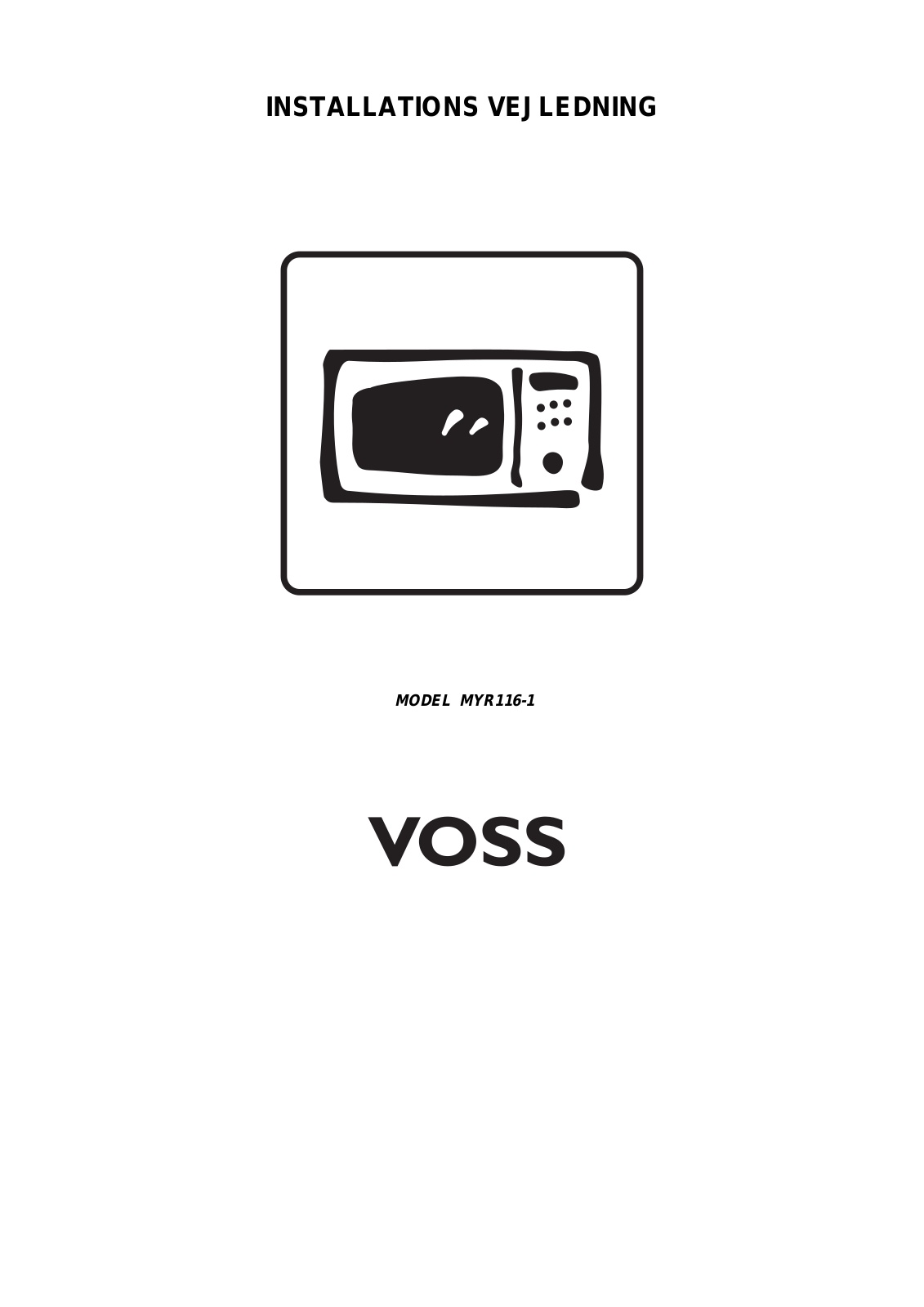 Voss MYR116-1 User Manual