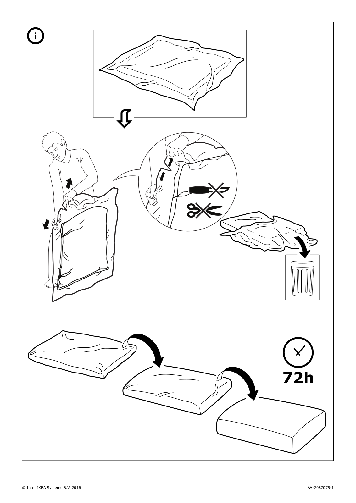 IKEA BJÖRKSNÄS bed frame Assembly Instruction