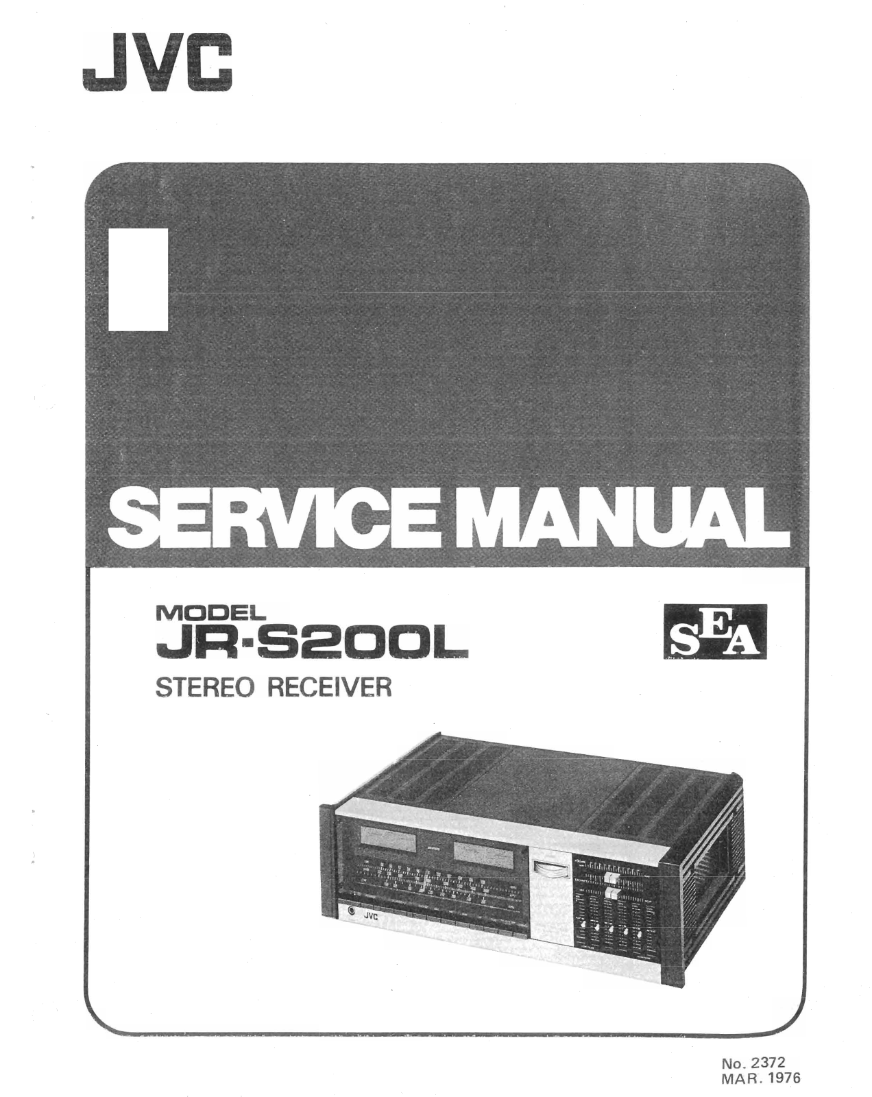 Jvc JR-S200L Service Manual