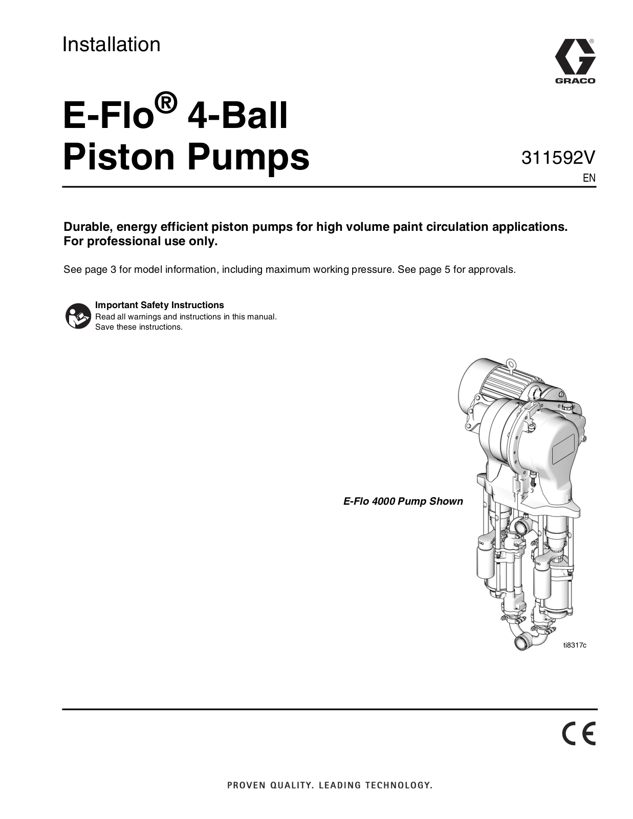 Graco 311592V User Manual