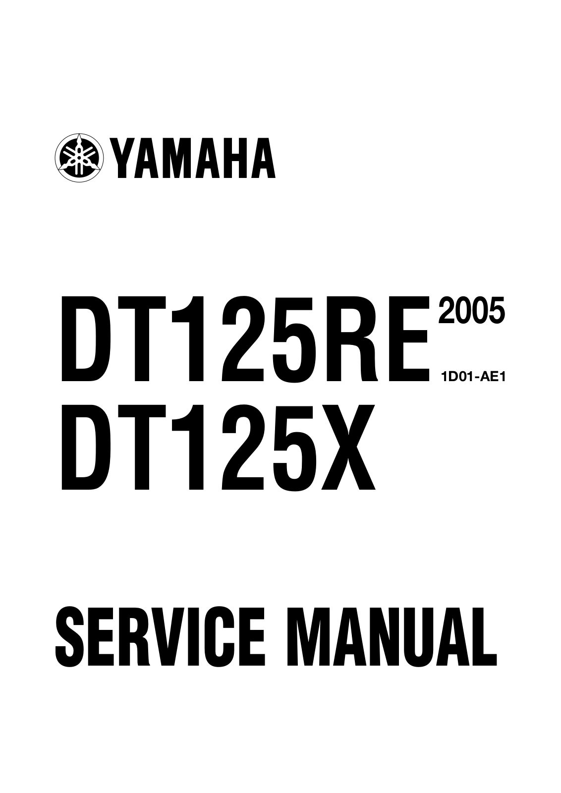 Yamaha DT125REX User Manual