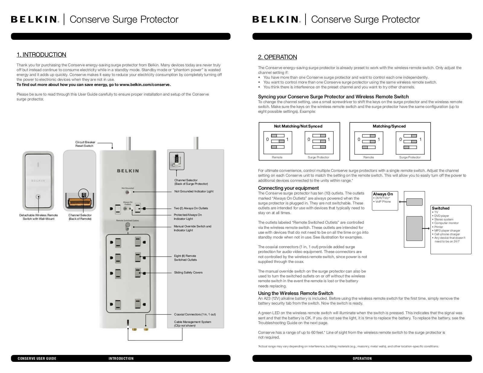 Belkin AG110030-04 User Manual