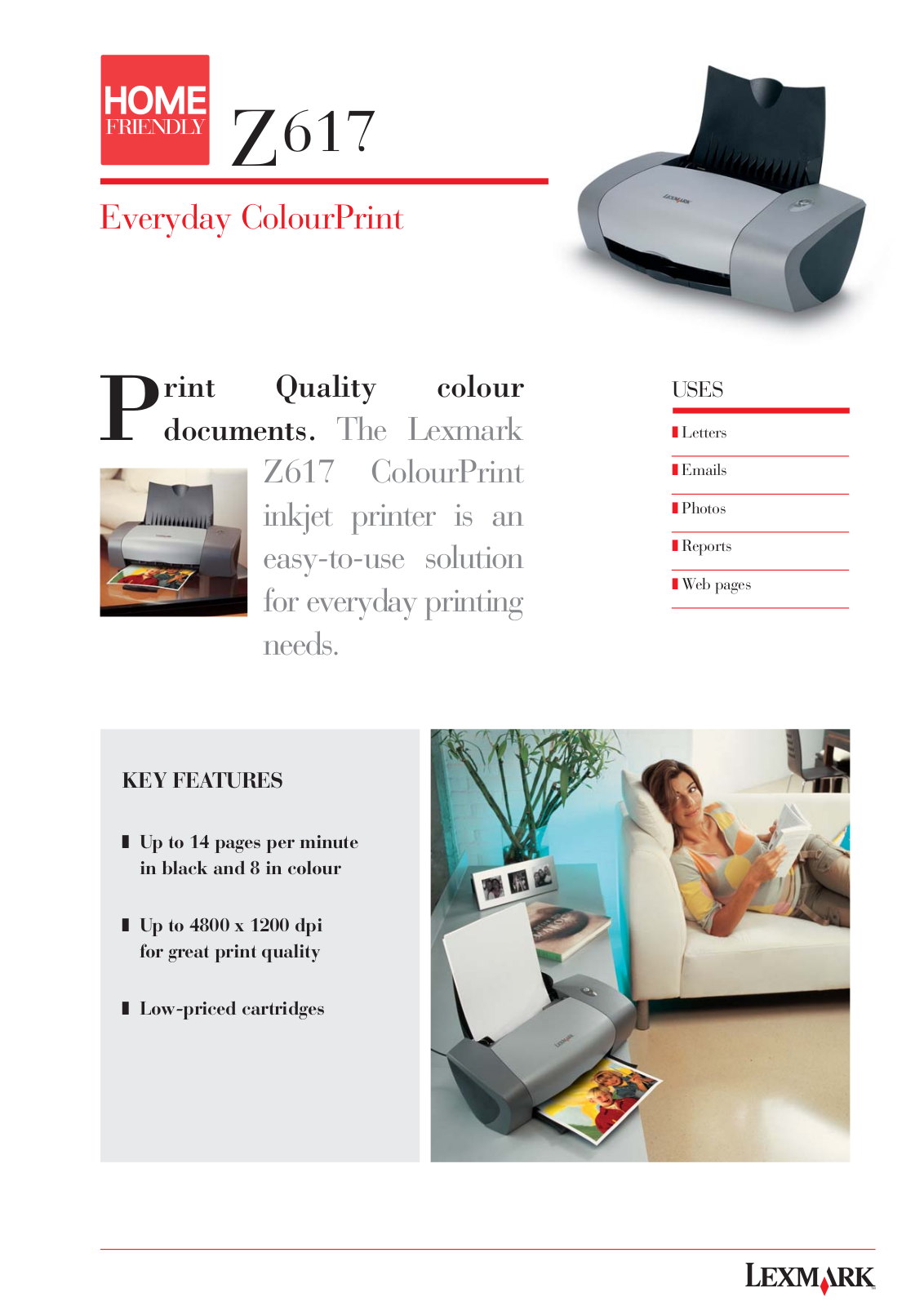 Lexmark Z617 User Manual