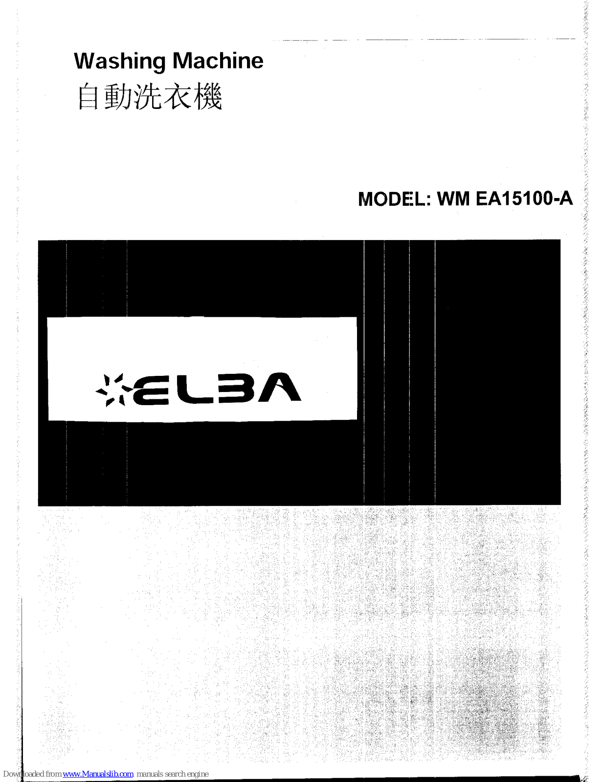 Elba WM EA 15100-A User Manual