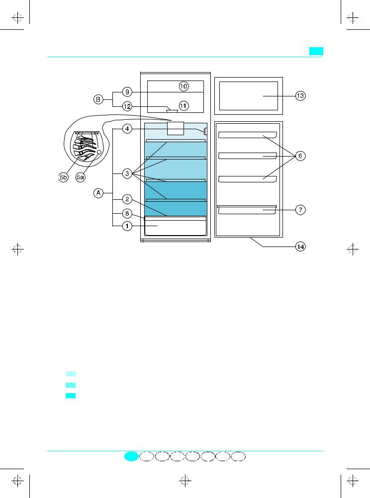 Whirlpool ARZ 999/H, ART 953/H, ARC 3700/SI, ARC 3700/PB, ARZ 9990/H INSTRUCTION FOR USE