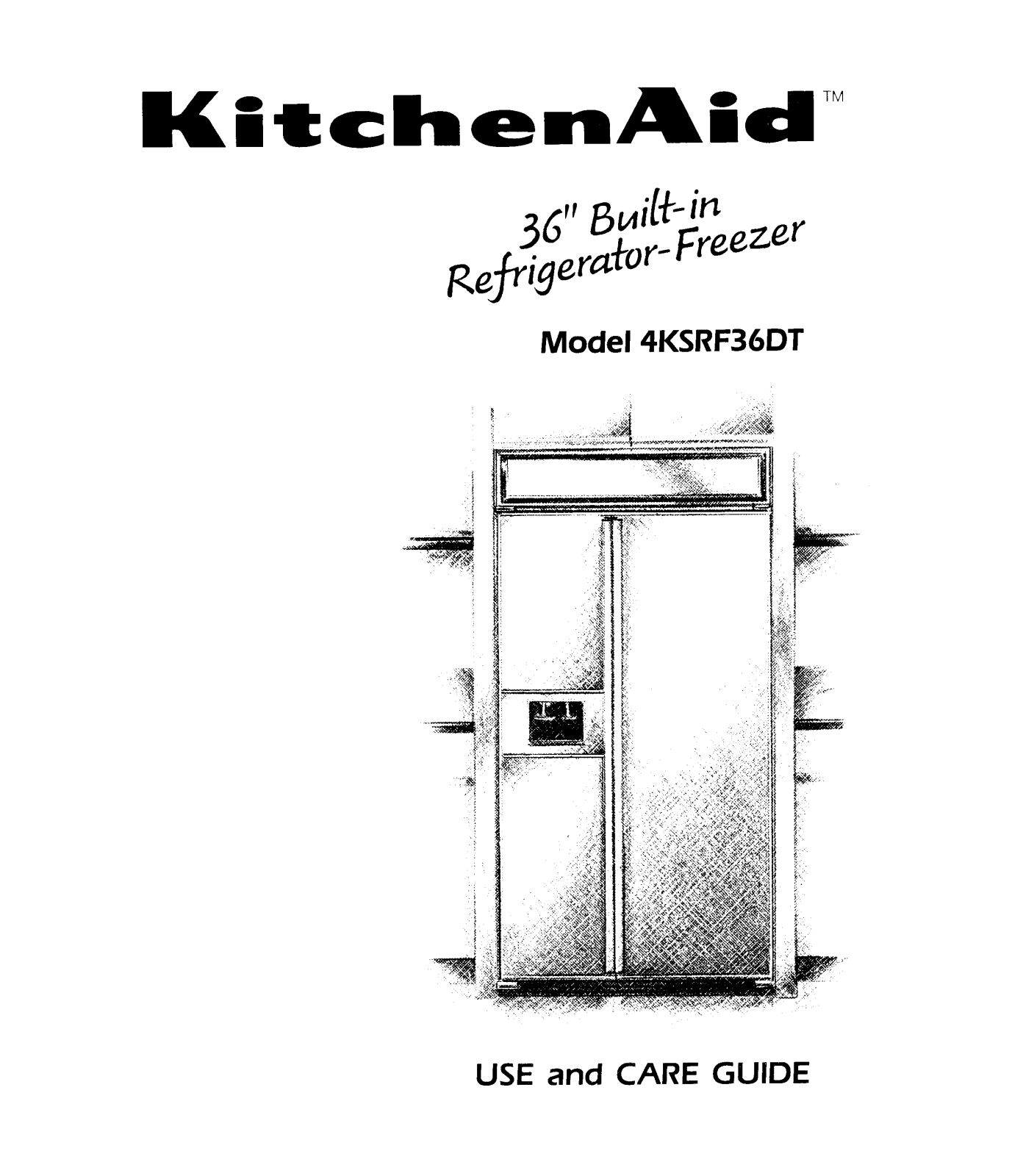 KitchenAid 4KSRF36DT User Manual