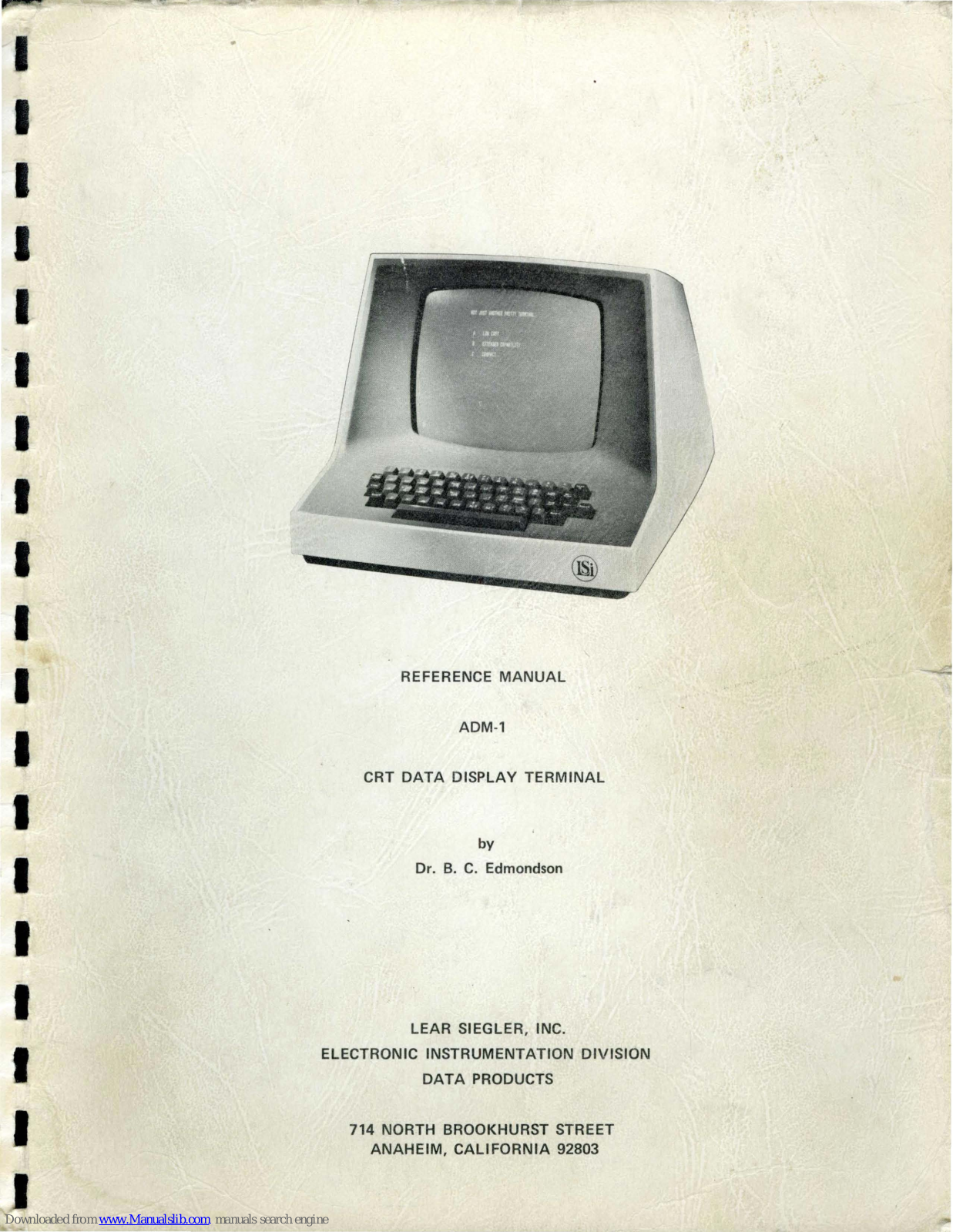 Lear Seigler ADM-1 Reference Manual - ManualMachine.com
